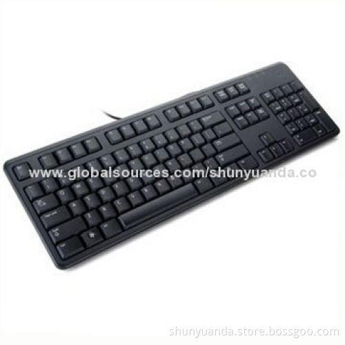 Economical and practical keyboard USB keyboard interface 104 keys, full-size keyboard layout style